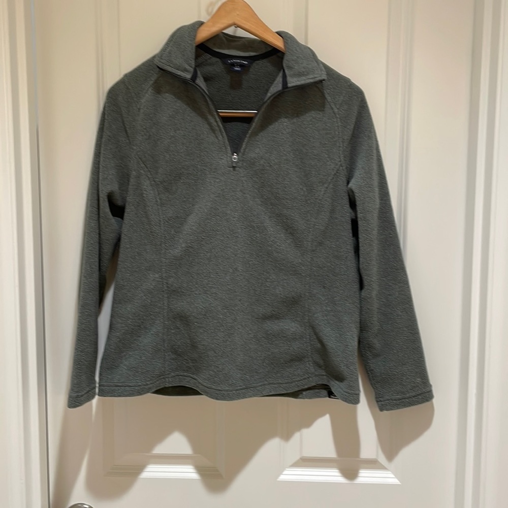 Womens lands end pullover fleece